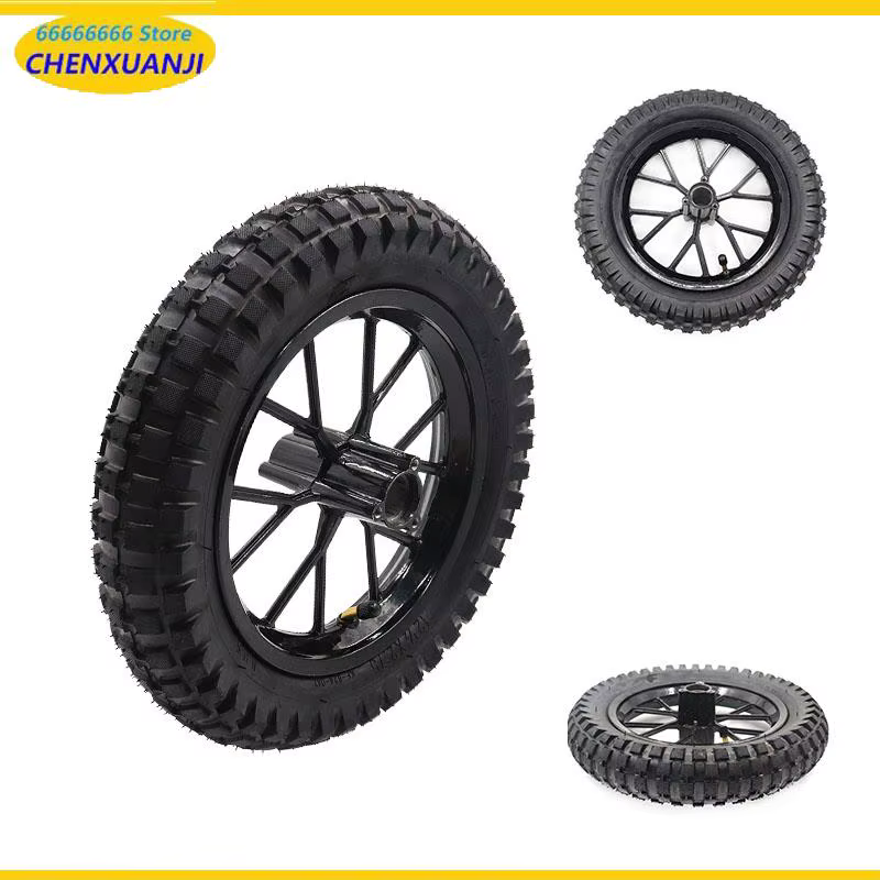 Roues de 12 pouces, roues avant 12 1/2X2.75, adaptées aux vélos électriques, accessoires pour roues 12 1/2X2 1/4