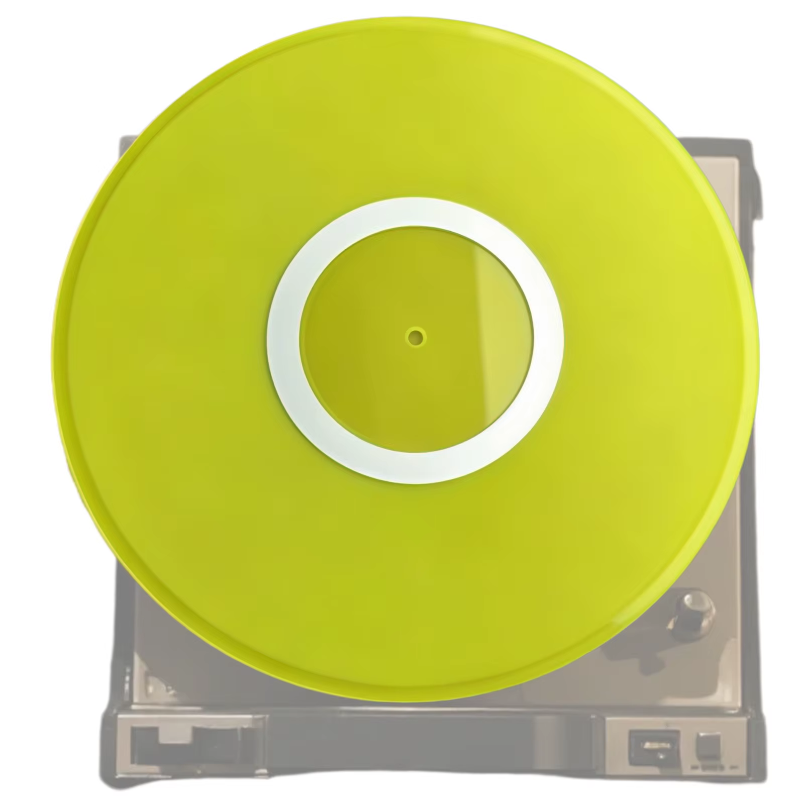 Tapis de platine vinyle en acrylique pour lecteurs de disques vinyles de 12 pouces, améliore la qualité sonore et les performances pour une sortie audio plus nette