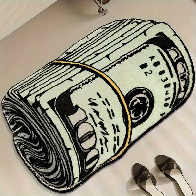 VIKAMA – tapis imprimé en soie fine, créatif et réaliste, tapis de sol absorbant l'eau et antidérapant pour entrée, salle de bain, décoration de la maison