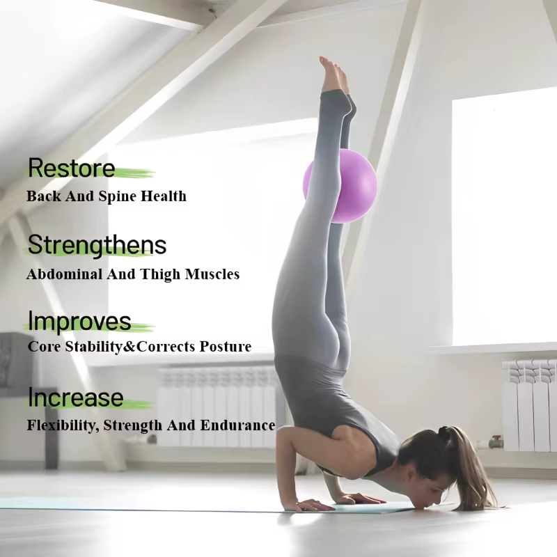 Yoga Pilates balle antidéflagrante exercice gymnastique Fitness équilibre gymnase noyau entraînement en salle Mini balles petite thérapie améliore
