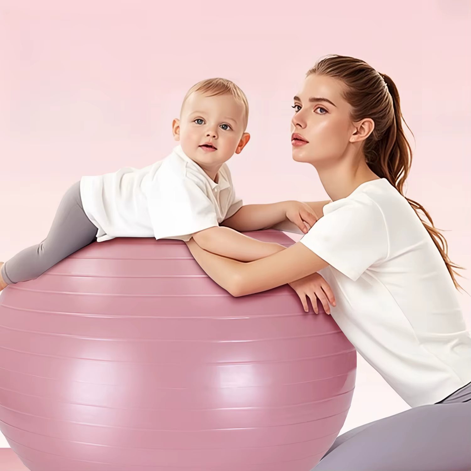 Les balles de fitness de haute qualité sont utilisées pour exercer la stabilité du Pilates et conviennent aux exercices d'étirement et de base.