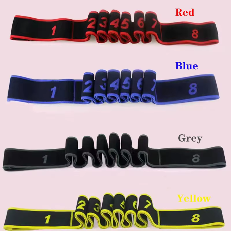 Yoga tirer sangle ceinture Polyester Latex élastique danse latine étirement bande boucle