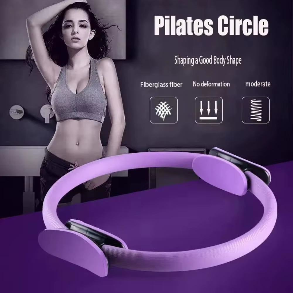 Anneau de Yoga et Pilates Multifonctionnel pour Exercices de Résistance et Fitness
