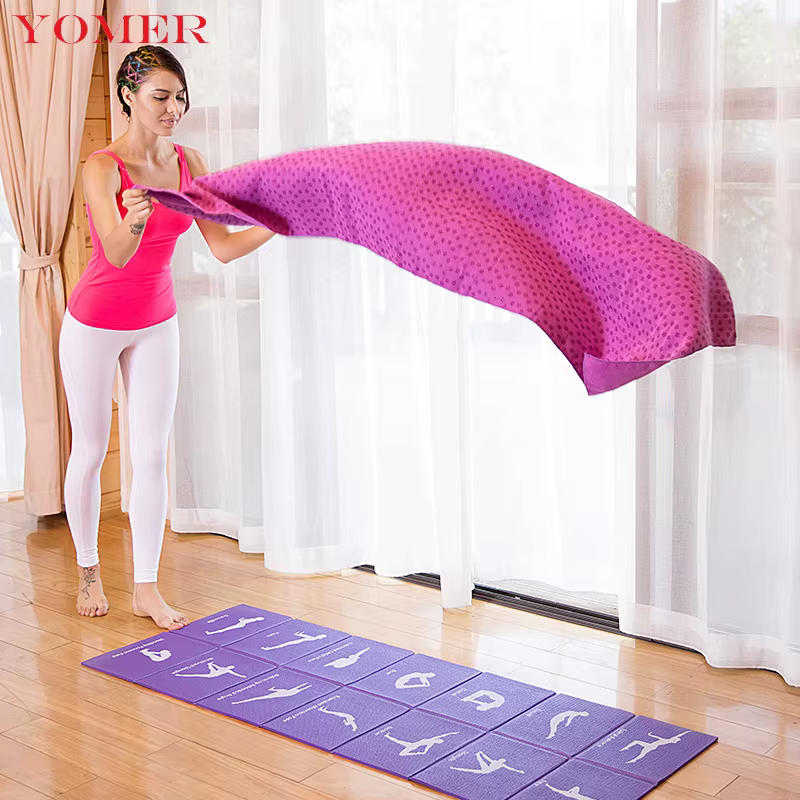 Serviette de Yoga chaude antidérapante