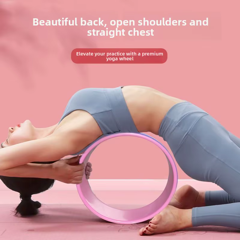 Roue de yoga pour l'ouverture du dos