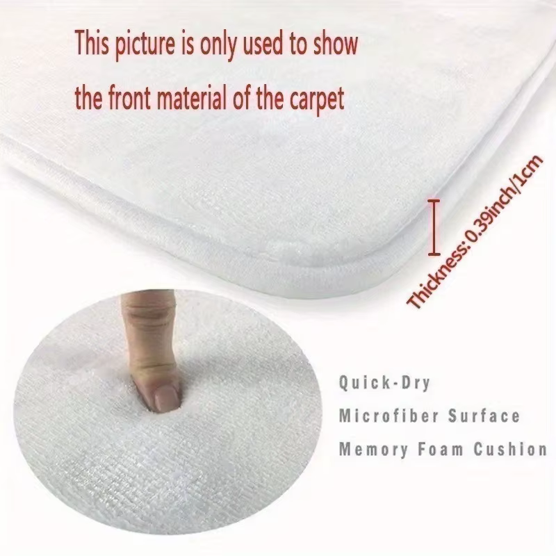 Tapis VIKAMA en forme de chaton mignon, noir, résistant aux taches, tapis de sol, paillasson, tapis doux pour chambre à coucher, tapis pour salon, tapis de salle de bain