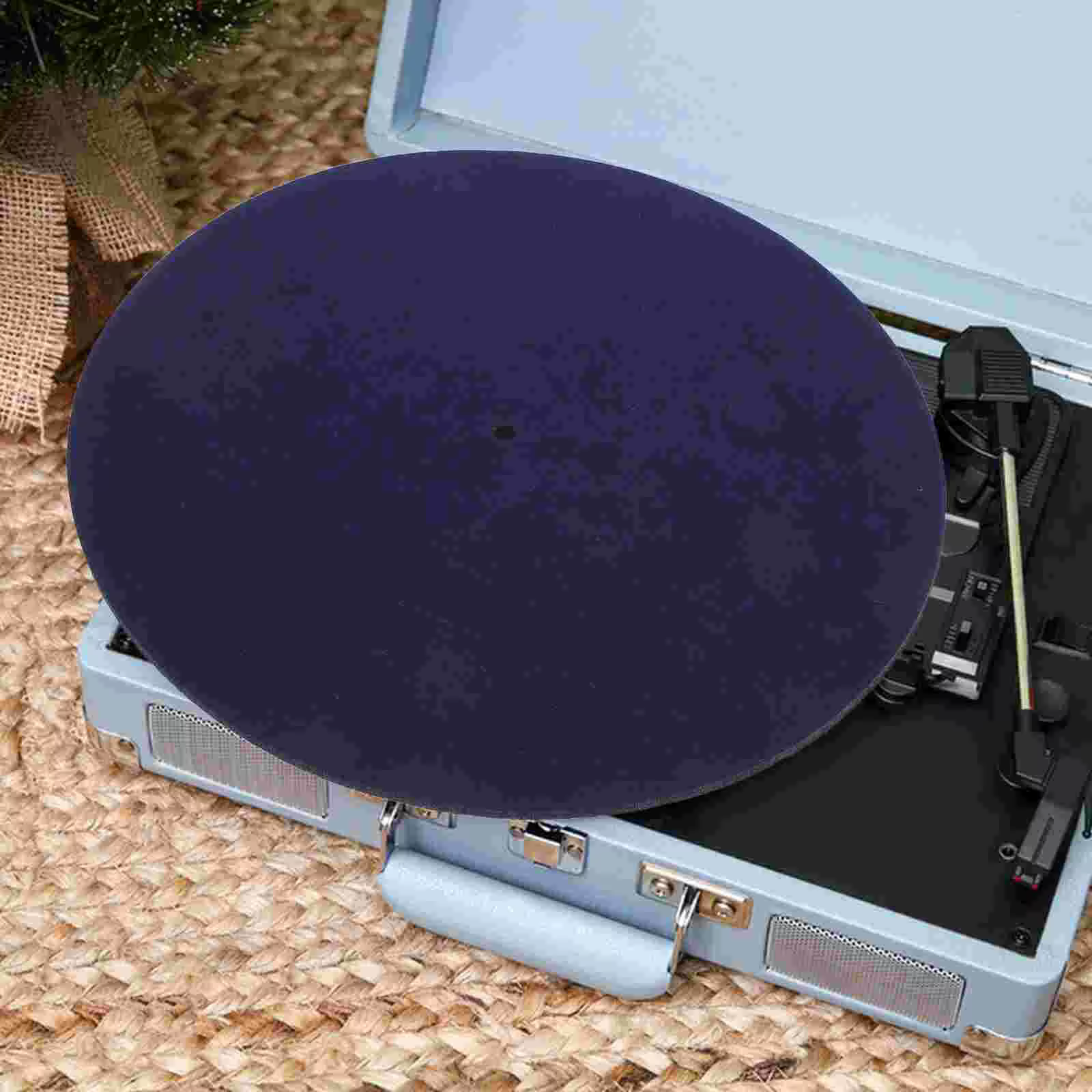 Tapis de disque pour plateau tournant, accessoires en vinyle, plateau antidérapant, tapis en feutre pour phonographe