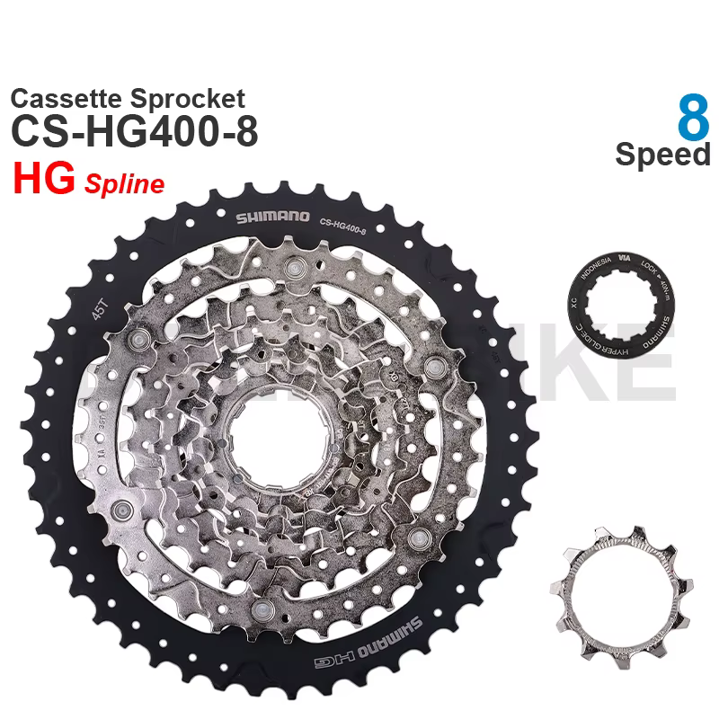 SHIMANO pignon de Cassette 8 vitesses CS-HG400-8 11-45T pièces d'origine