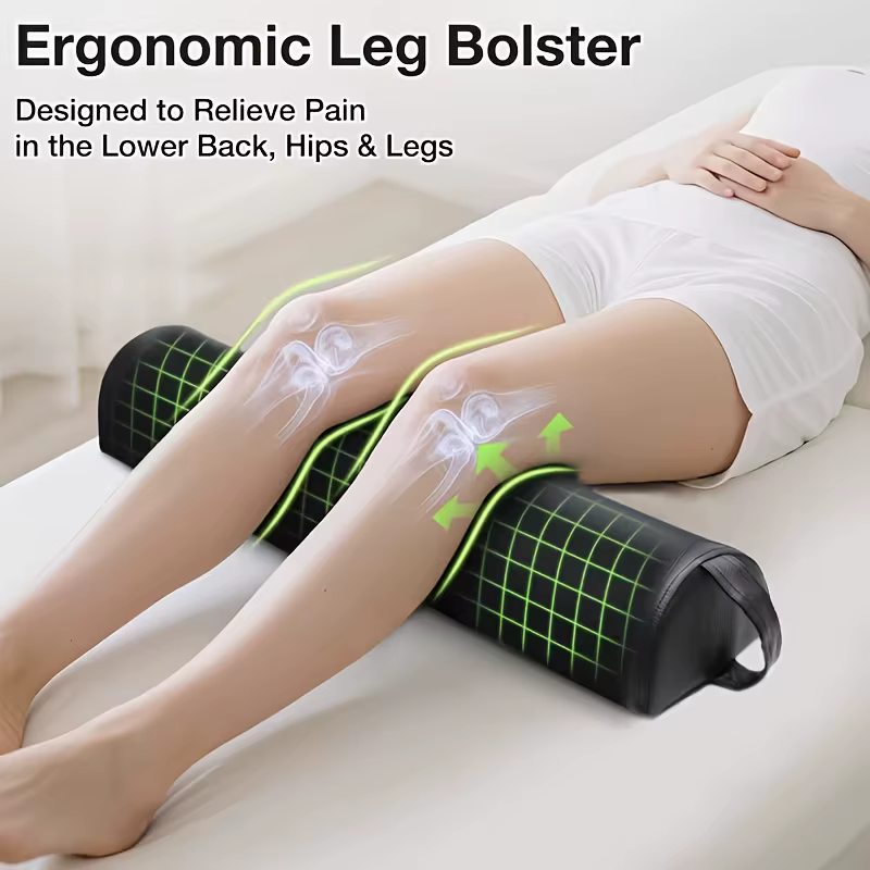 Coussin de soutien semi-circulaire pour table de massage avec poignées