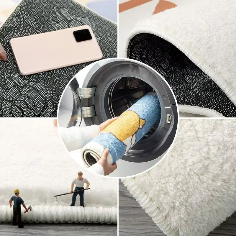 VIKAMA – tapis princesse sirène en forme de coquille