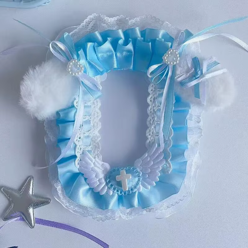 67 pièces d'ensemble d'accessoires colorés ensemble d'emballage de matériel en dentelle rose ventilateur manuel accessoires de bricolage paquet indolore beau nœud de fille