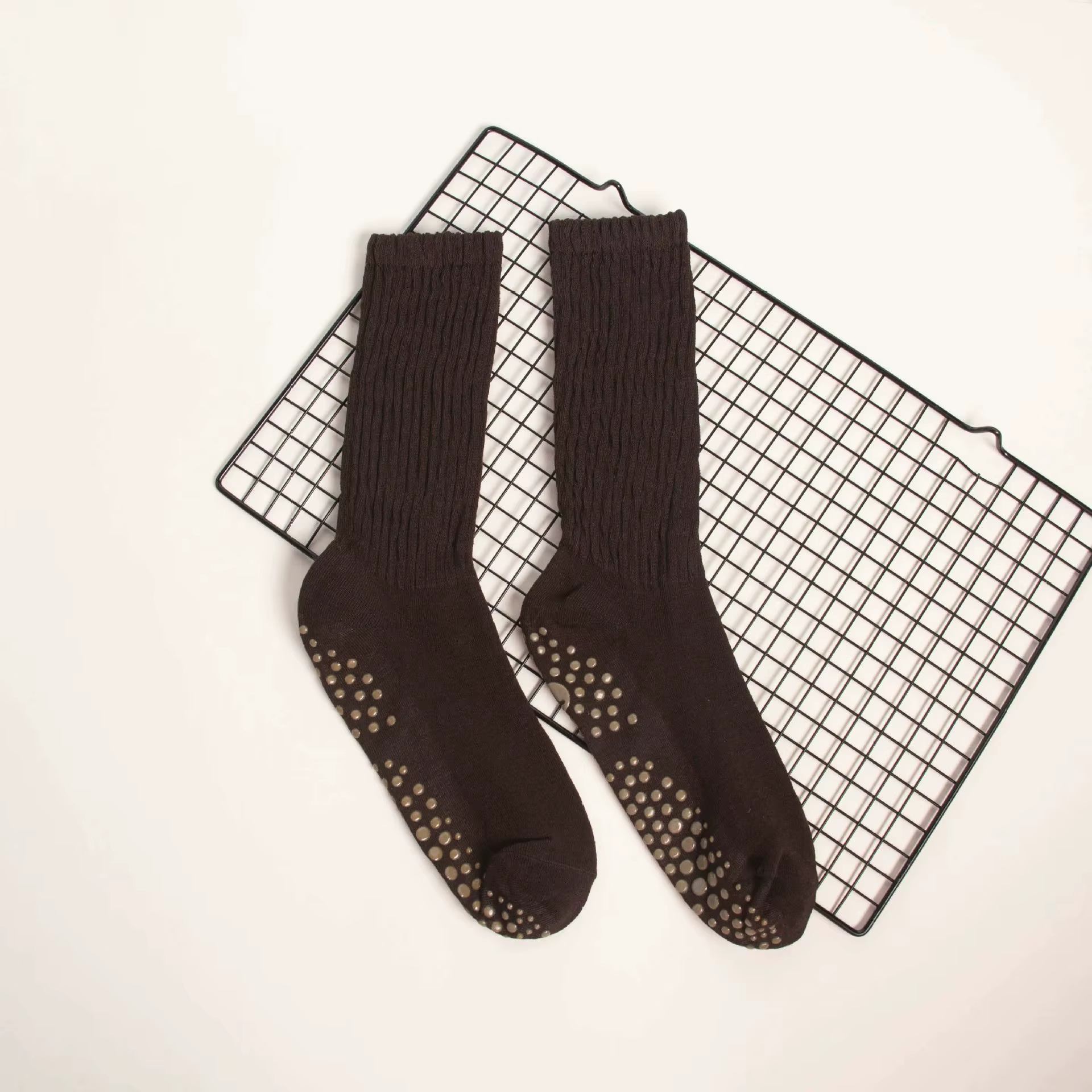1 à 10 paires de chaussettes de yoga antidérapantes en silicone pour femme