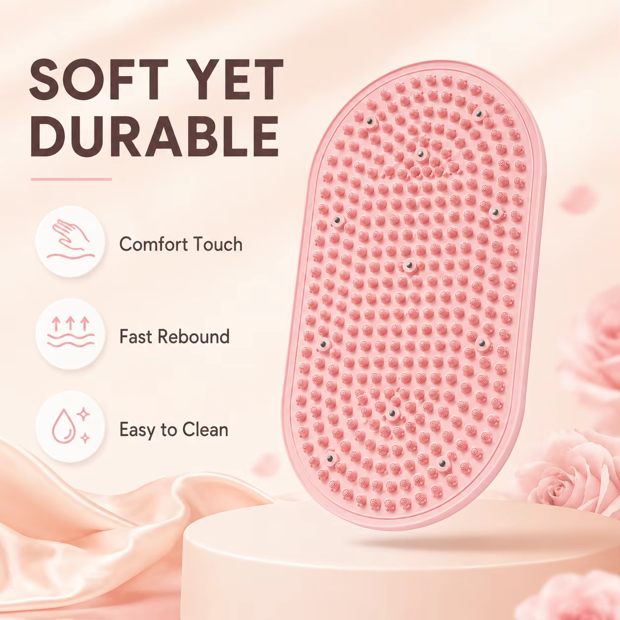 Tapis de massage des pieds en silicone 45x75cm