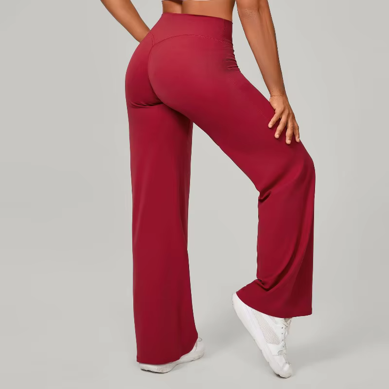 Pantalon de Yoga à jambes droites pour femmes