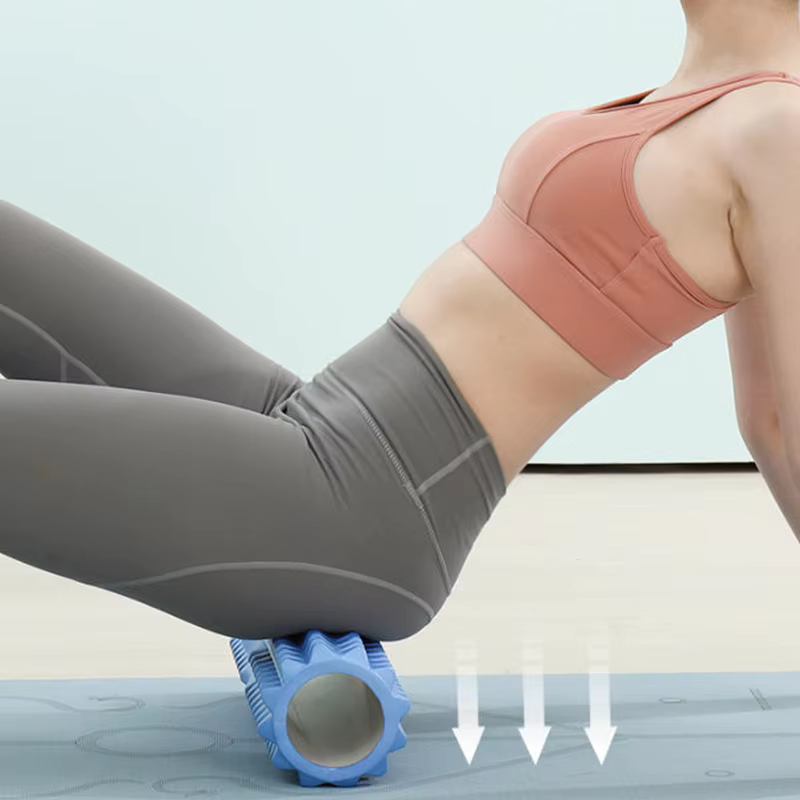 Rouleau de yoga, équipement de fitness, rouleau en mousse EVA, bloc de yoga, rouleau de gym