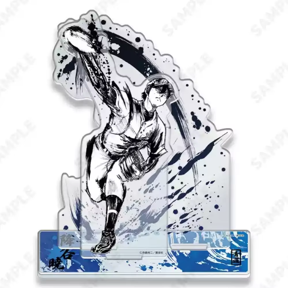 Support en acrylique double accessoires 15 cm Anime Ace of Diamond Act II, Sawamura Eijun, Décoration de bureau pour la Fête des Mères, porte-clés