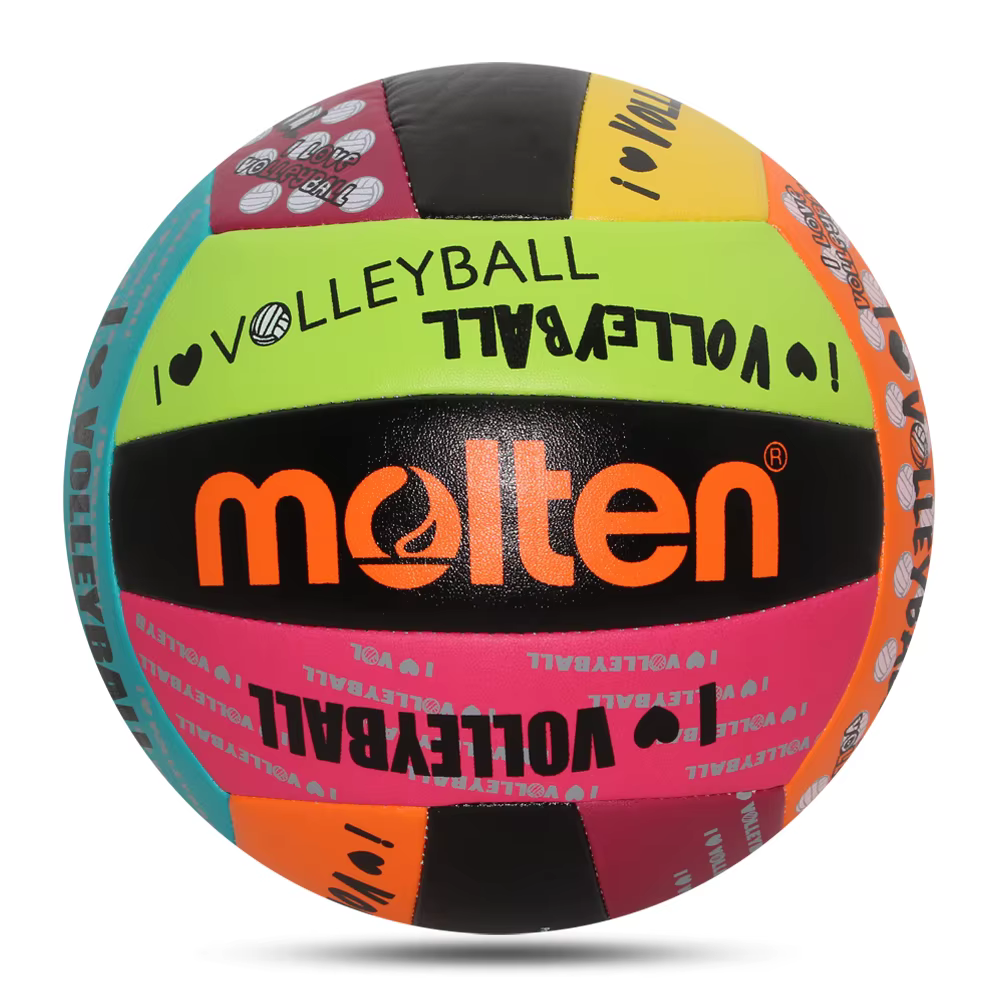 Ballons de volley-ball Molten 2026 Taille standard 5 Matériel PU doux au toucher Haute qualité Sports de plein air et d'intérieur Match Entraînement voleyball