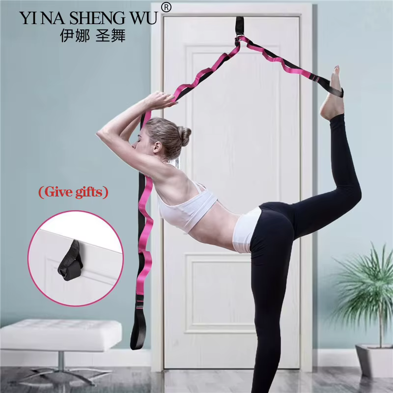 Sangle d'étirement de yoga avec boucles