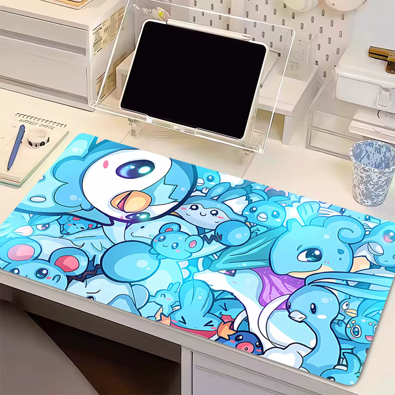 Tapis de souris pour jeu Pokemon, Mini tapis de clavier pour ordinateur portable, tapis de bureau rapide, accessoires de jeu pour joueurs d'e-sport