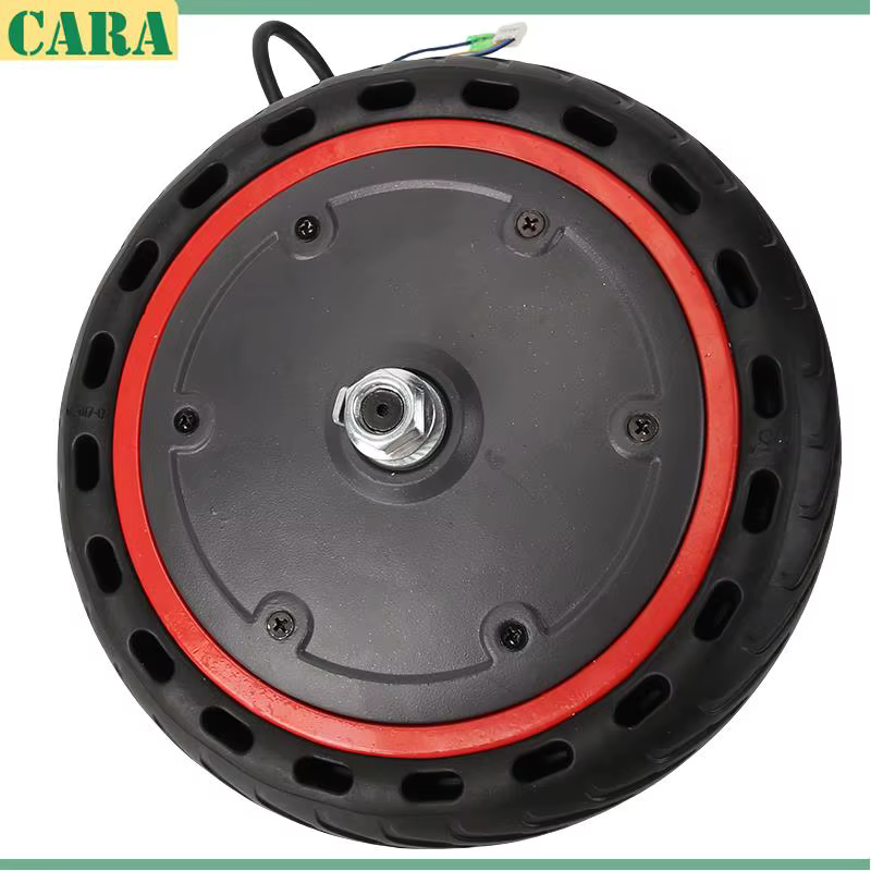 Moteur de trottinette électrique M365 8,5 pouces résistant à l'usure, bobine de roue motrice 350W 36V, pneu solide pour roue avant