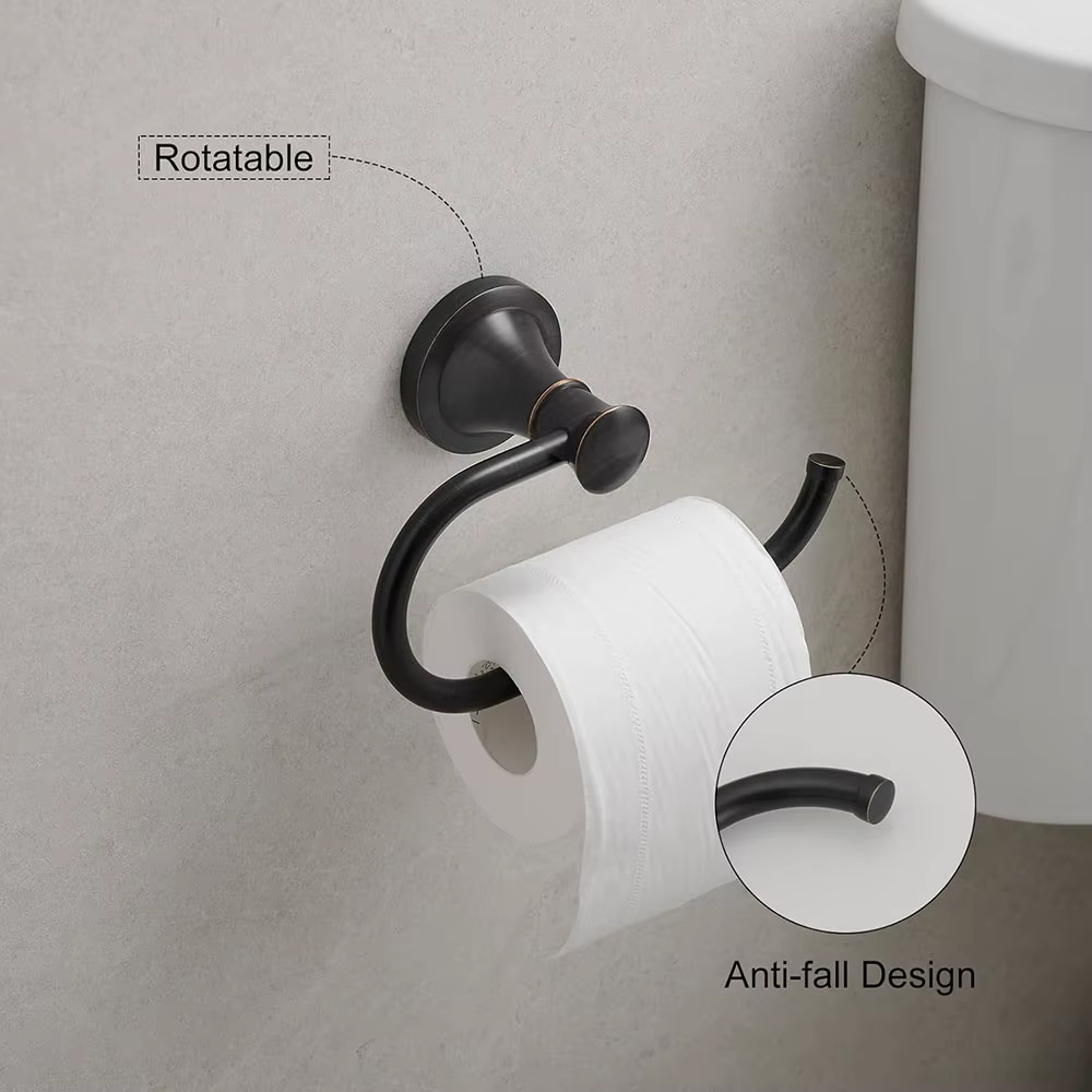 Porte-papier hygiénique chromé