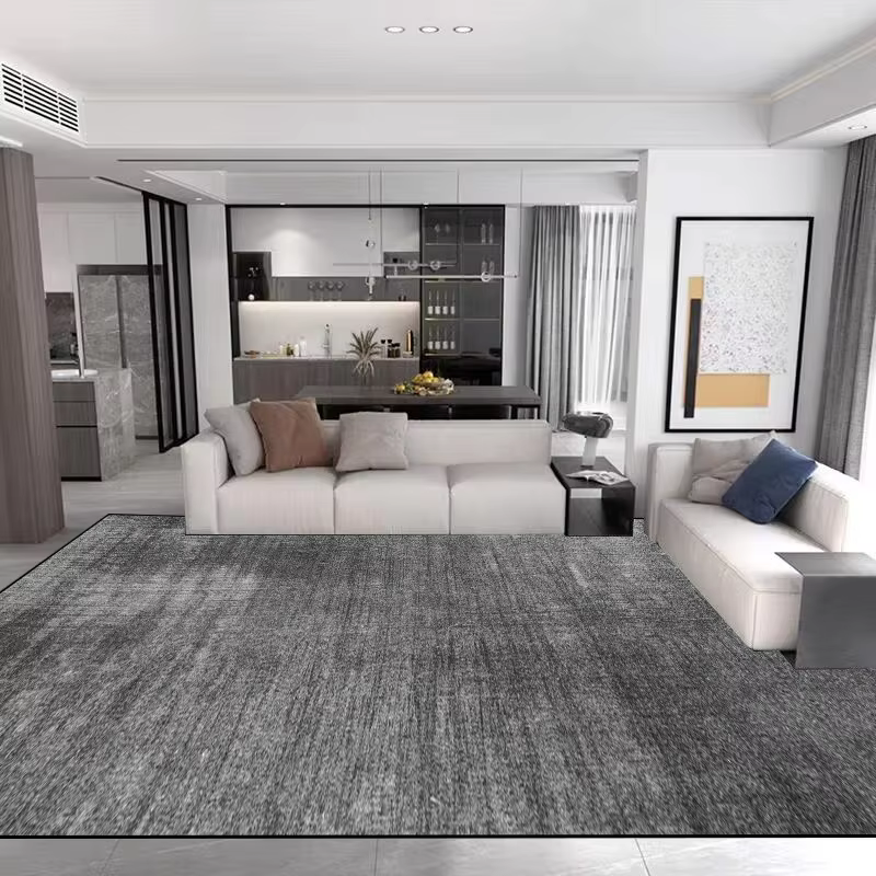 Tapis de salon de luxe léger et minimaliste