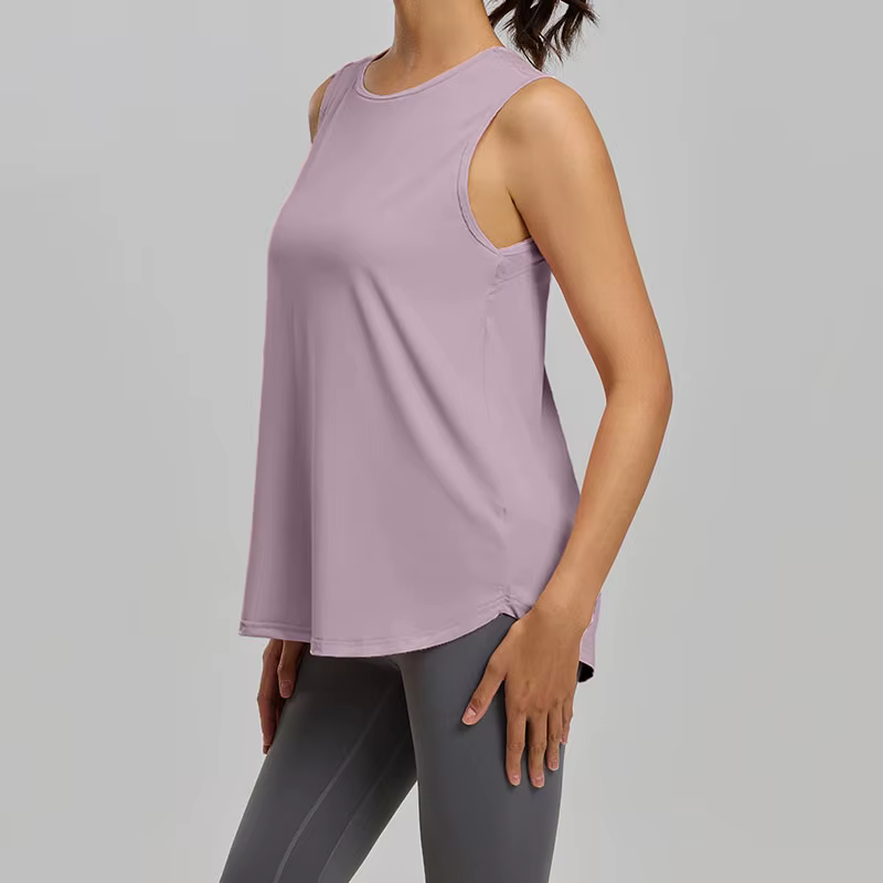 T-shirt de sport sans manches pour femme