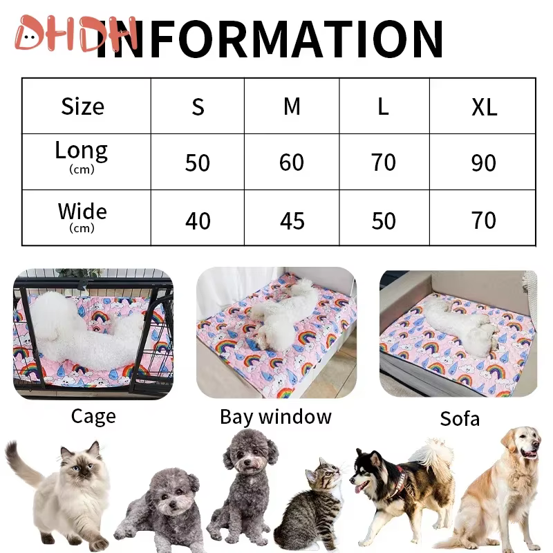 Tapis de pipi lavable pour animaux de compagnie, tapis réutilisable pour chiens, lit d'urine lavable, tapis d'entraînement pour chien, couverture de tapis pour animaux de compagnie quatre saisons