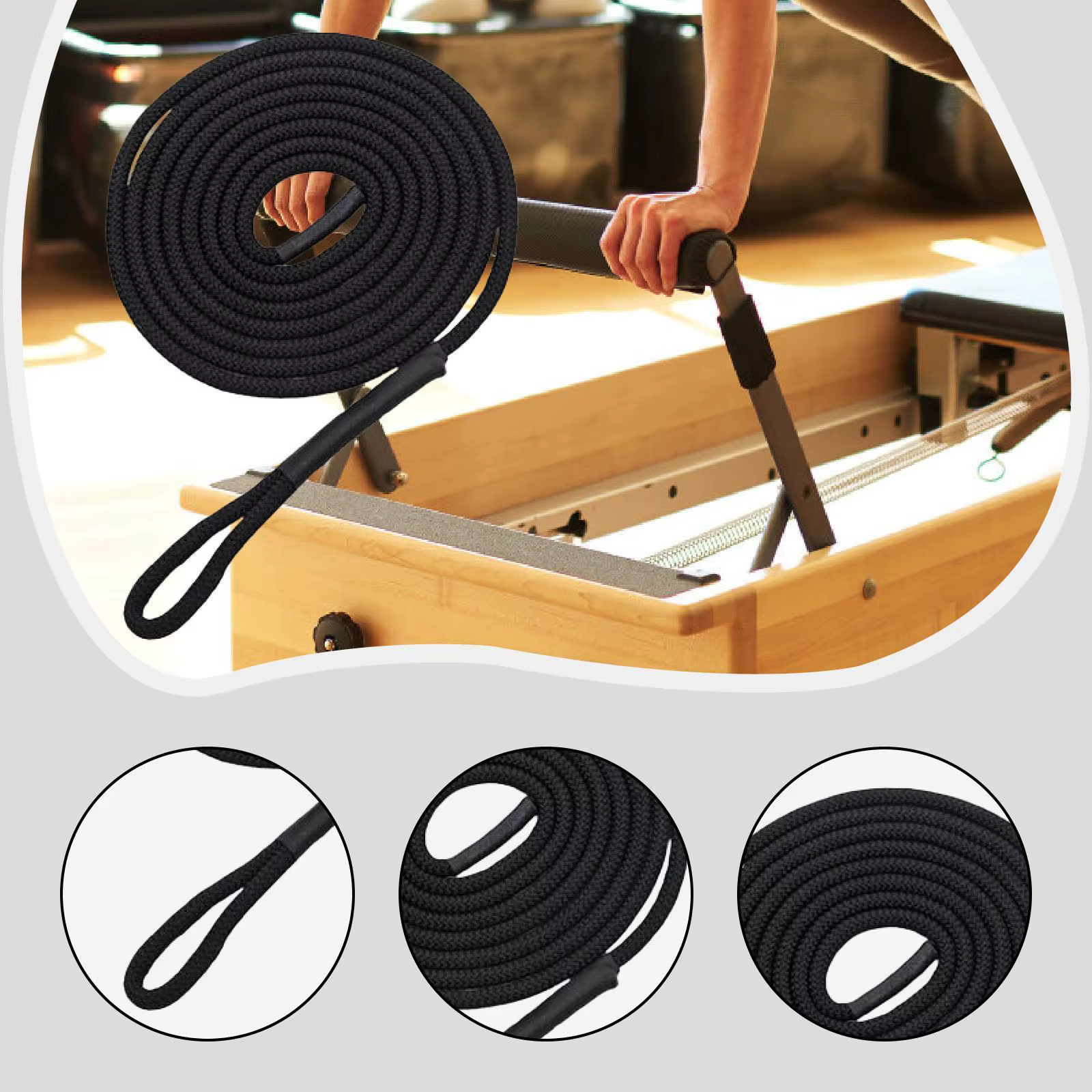 Corde de traction pour réformateur Pilates