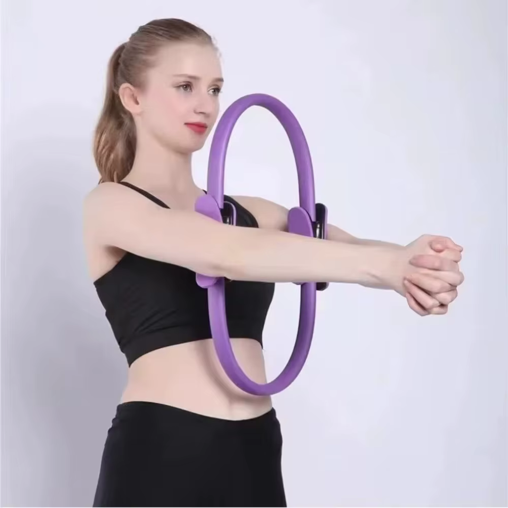 Anneau de Yoga et Pilates Multifonctionnel pour Exercices de Résistance et Fitness
