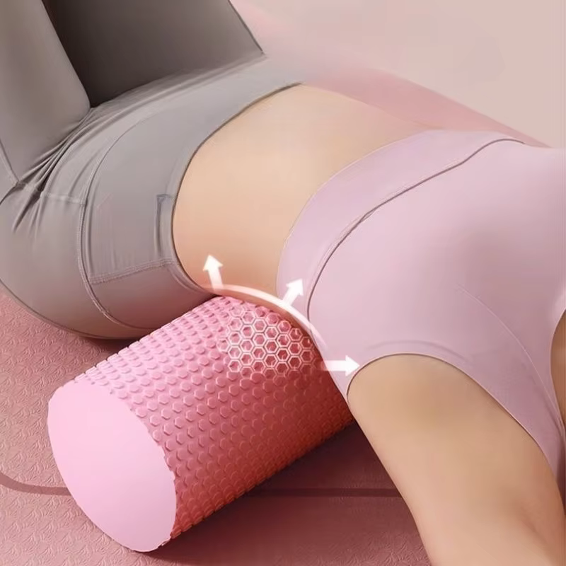 EVA Yoga Massage musculaire tailles 30 cm de diamètre 10 CM équipement de Pilates unisexe rouleau en mousse haute
