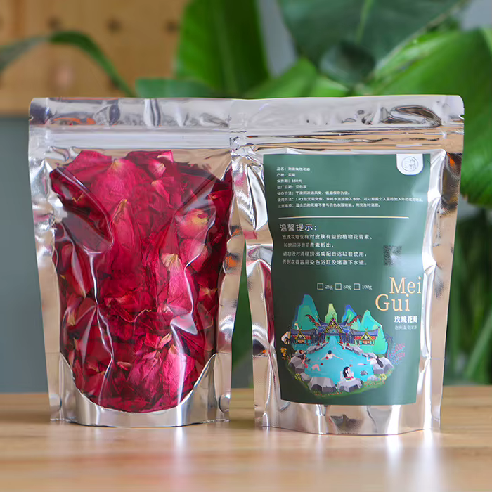 Bain de pétales de Rose bain de fleurs séchées naturelles bain de pieds, bain de bulles de lait d'hôtel de source chaude bain de pétales décoration de salle de bain de pétale