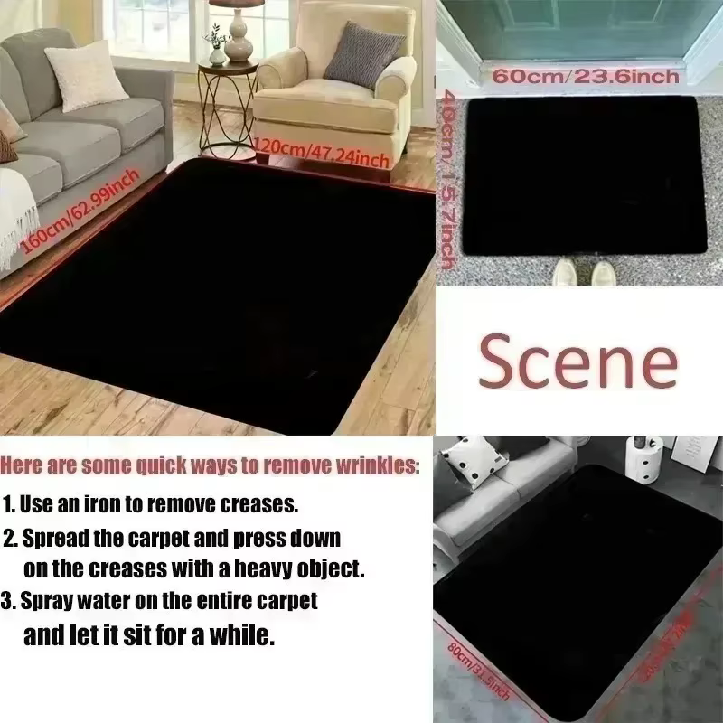 Tapis d'intérieur à motif botanique vintage