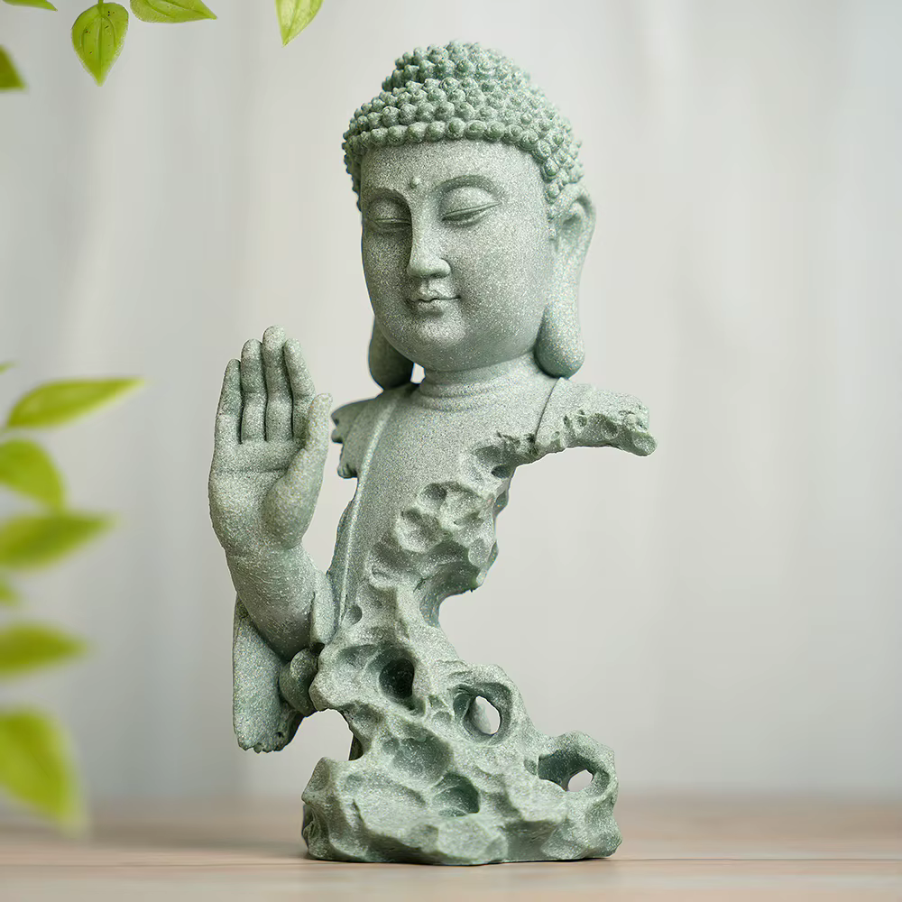 Statue de bouddha pour la méditation domestique