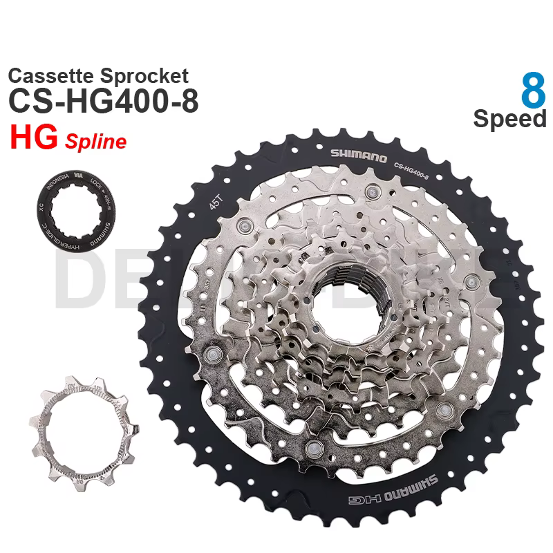 SHIMANO pignon de Cassette 8 vitesses CS-HG400-8 11-45T pièces d'origine