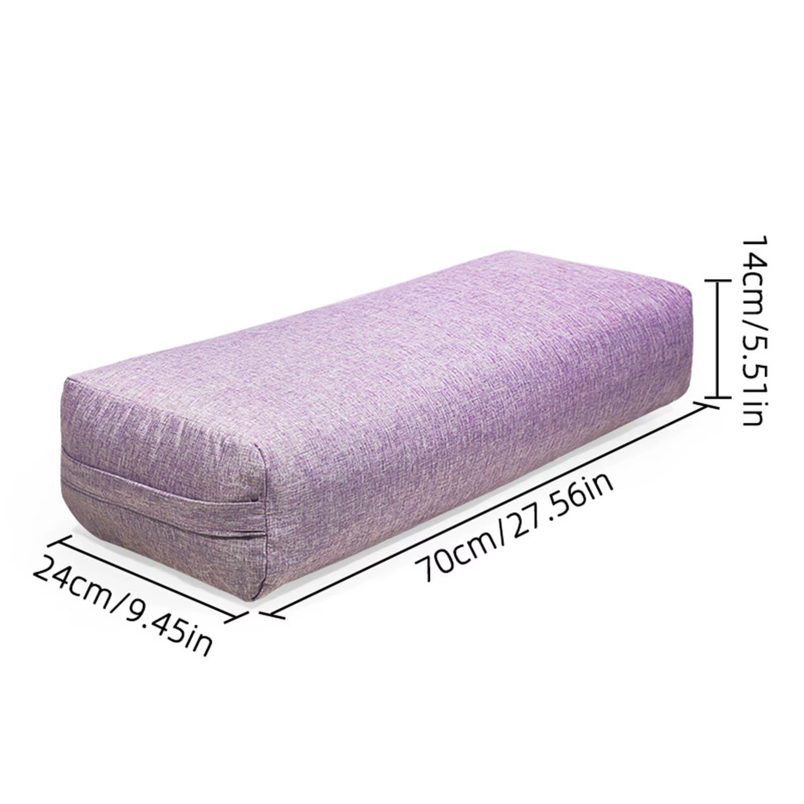 Coussin de yoga avec poignée de transport