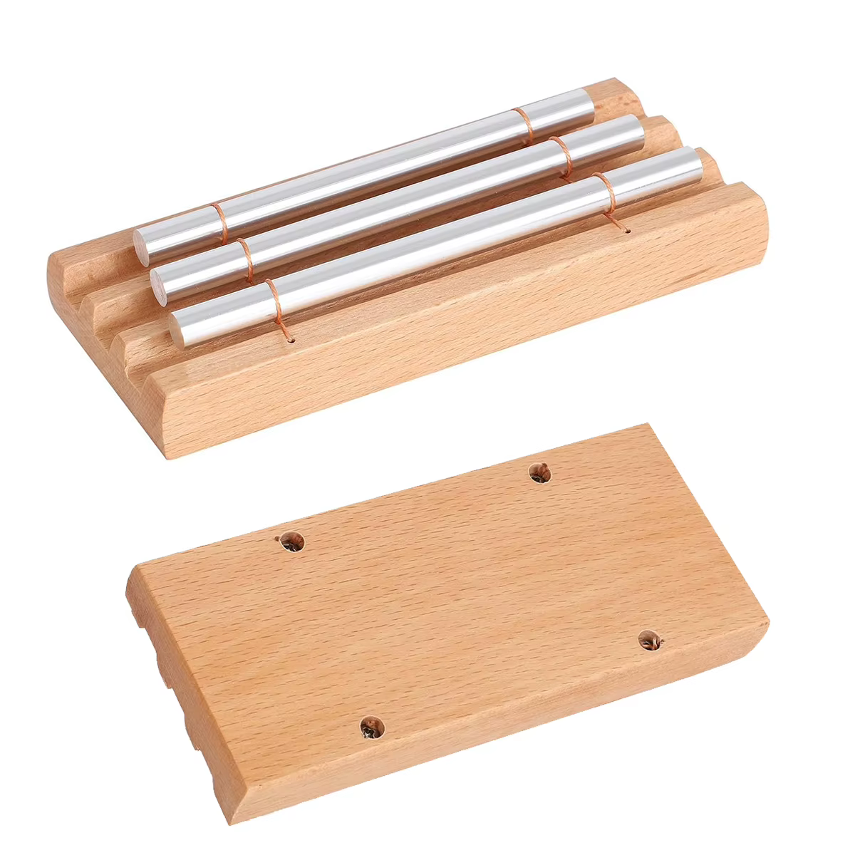Carillon de méditation en bois Miwayer – Options de 1/2/3/5/7 tons