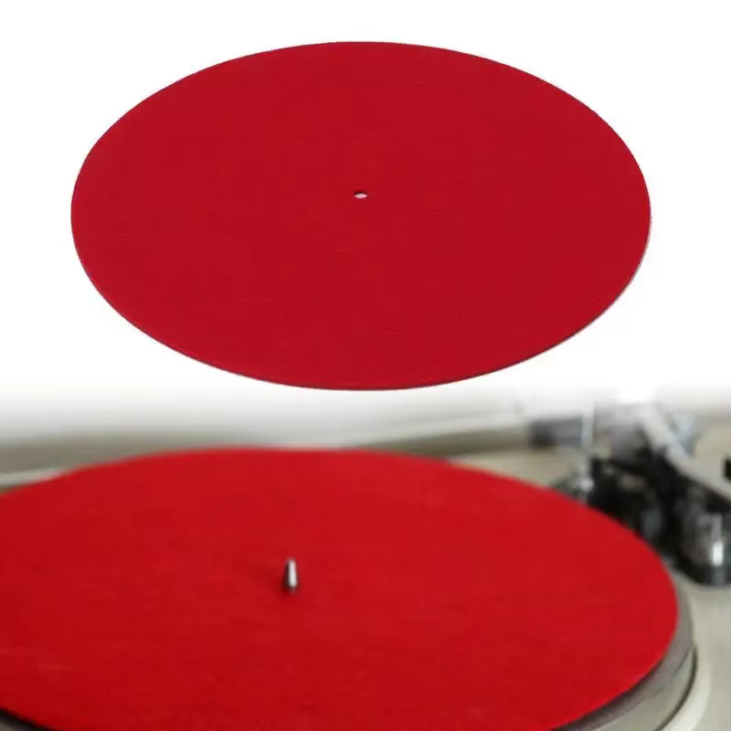 Tapis de plateau tournant en feutre, antidérapant, pour Audiophile, 3mm d'épaisseur, pour disque vinyle LP, accessoire de remplacement 15YE