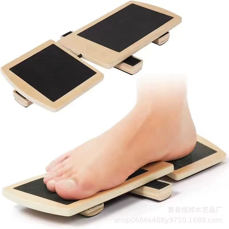 Planche d'équilibre en bois
