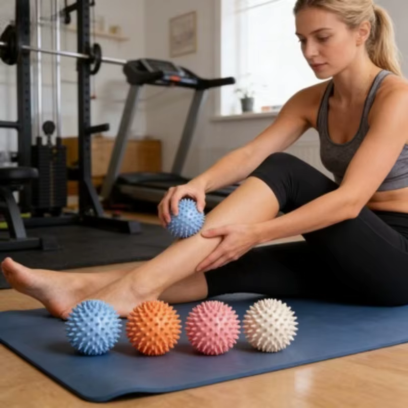 Balle de massage pour les pieds avec picots