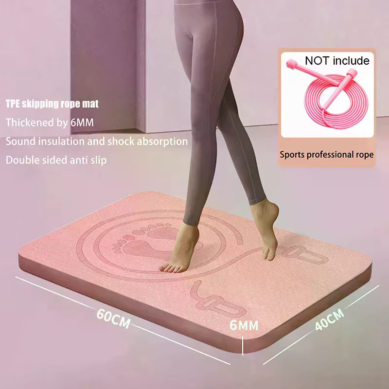 Tapis de saut à la corde 6MM anti-bruit