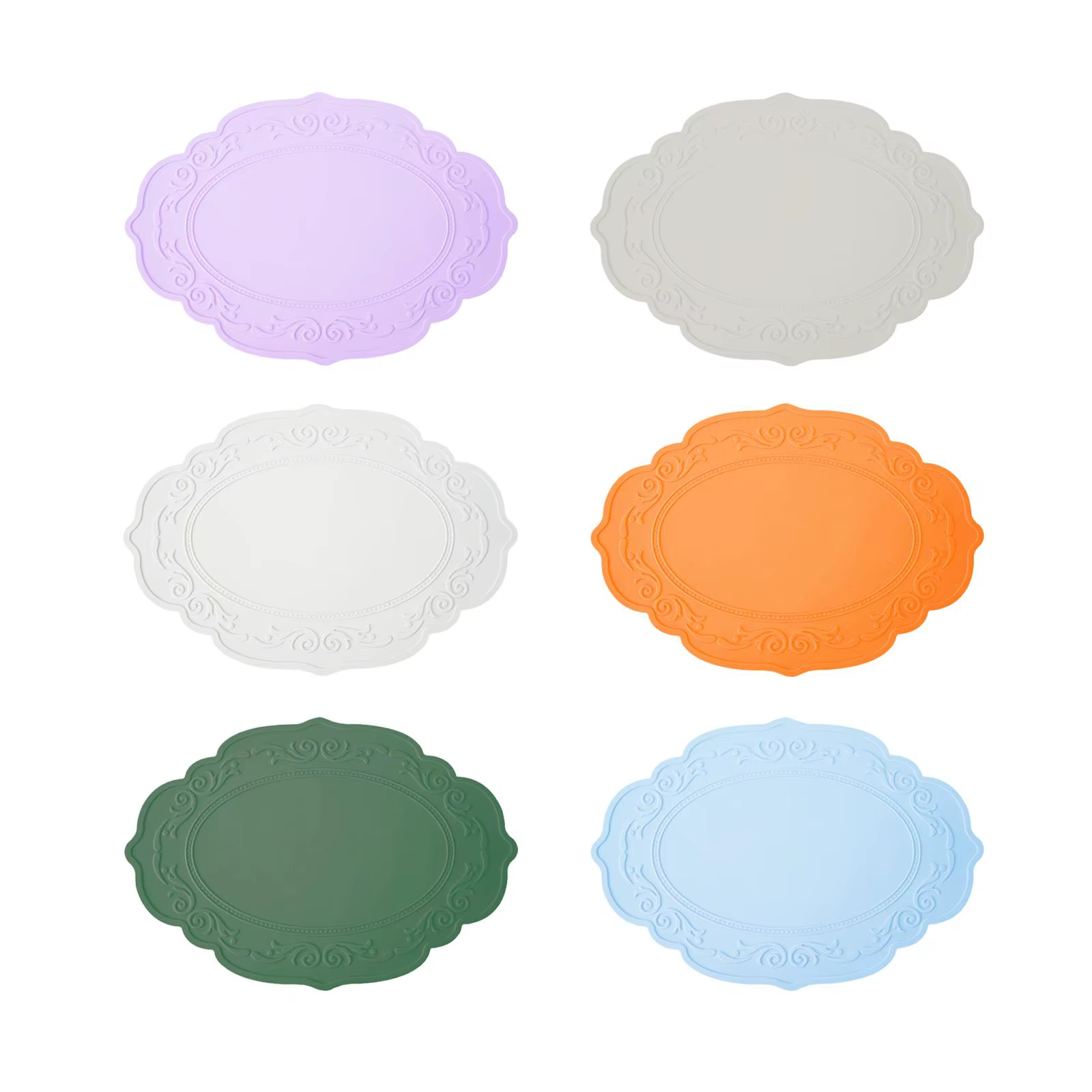 Tapis de Table, napperon en Silicone, tapis décoratif lavable, tapis antidérapant pour fête de ferme