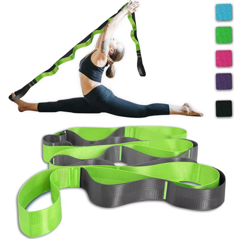 Sangles extensibles de Yoga 12 segments