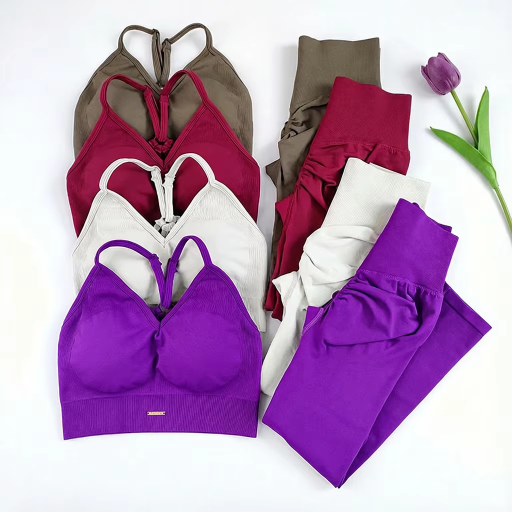 Ensemble de yoga sans couture pour femmes