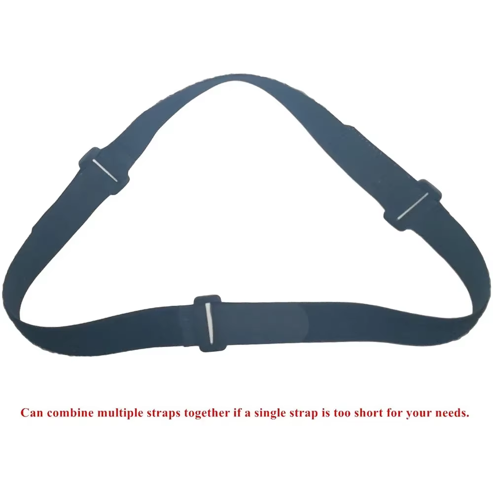Sangles de fixation auto-adhésives en nylon pour roues de vélo, 2.5x30cm, 5 pièces, réutilisables, durables, multi-usages, avec crochets et boucles