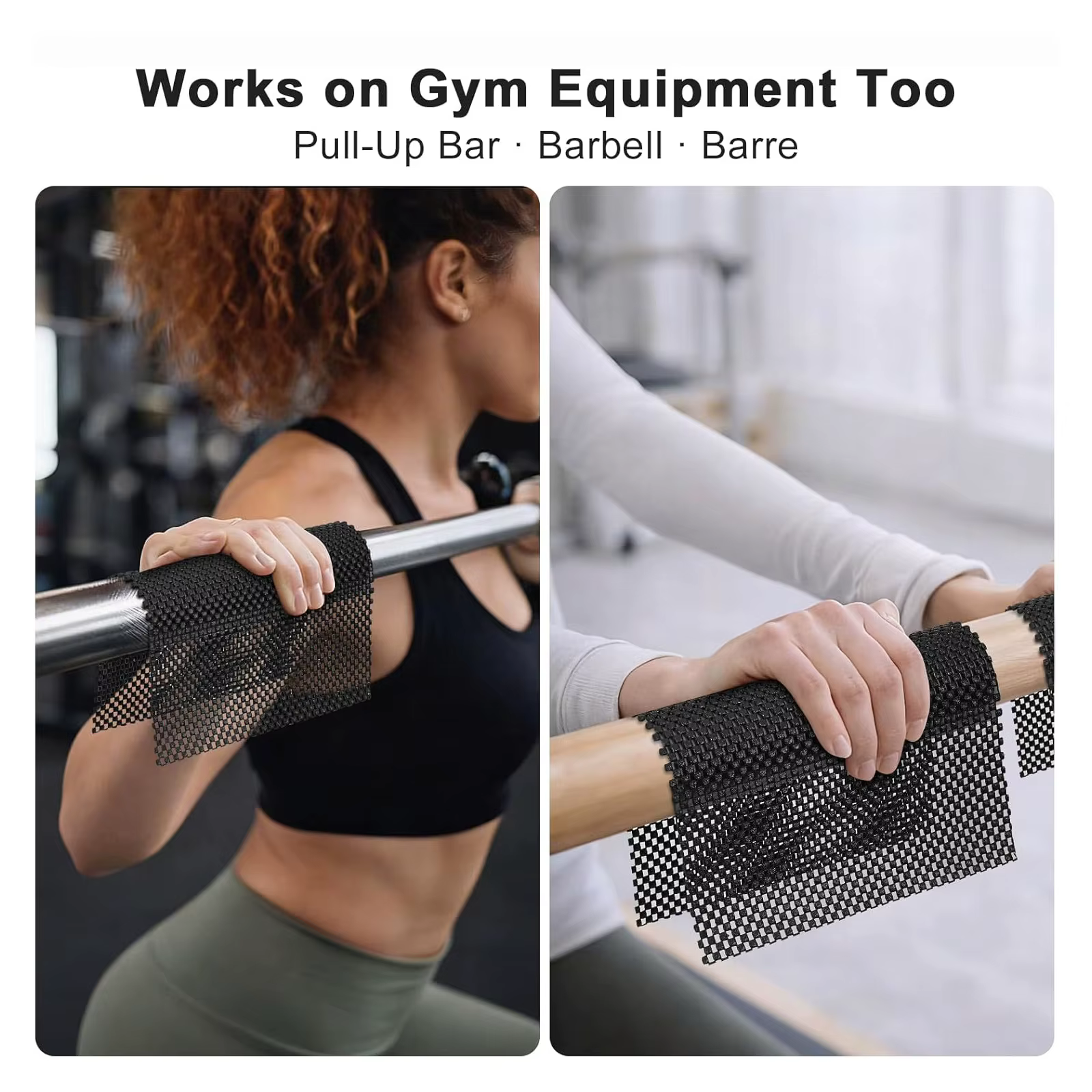 Lot de 4 tapis de Pilates Reformer respirants et antidérapants avec poignées