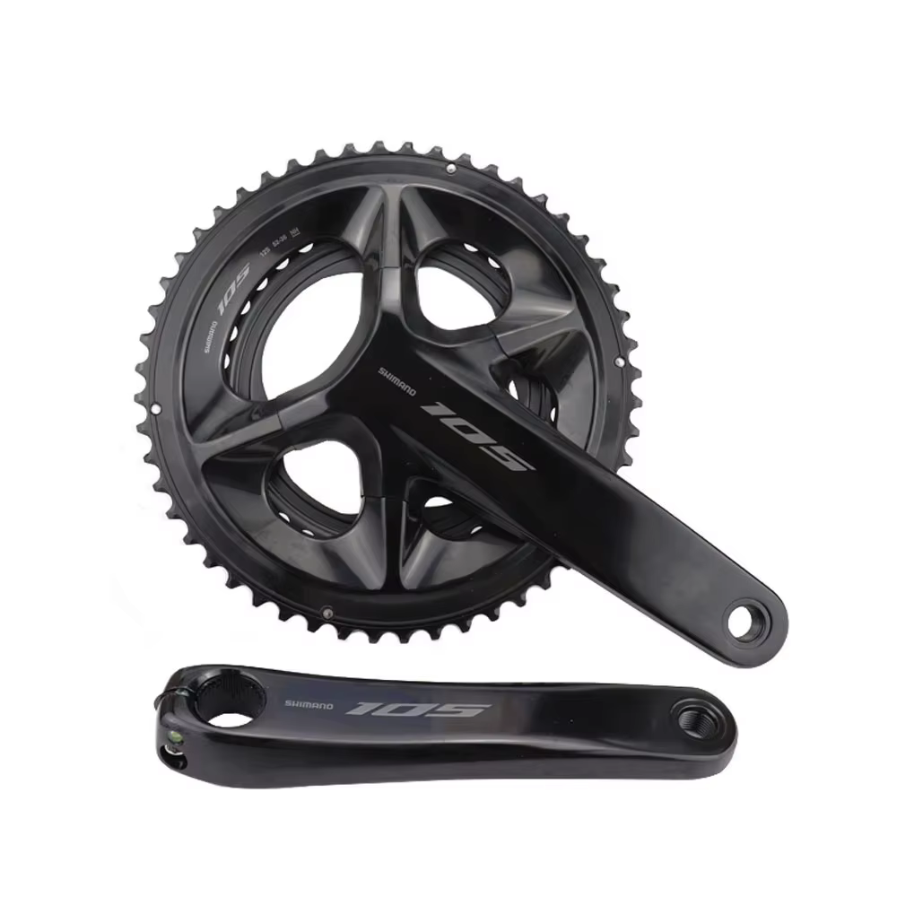 SHIMANO 105 FC-R7100 pédalier 2x12 vitesses 165MM/170MM/172.5MM 50-34T/52-36T pour pièces de vélos de route roue à chaîne 12s