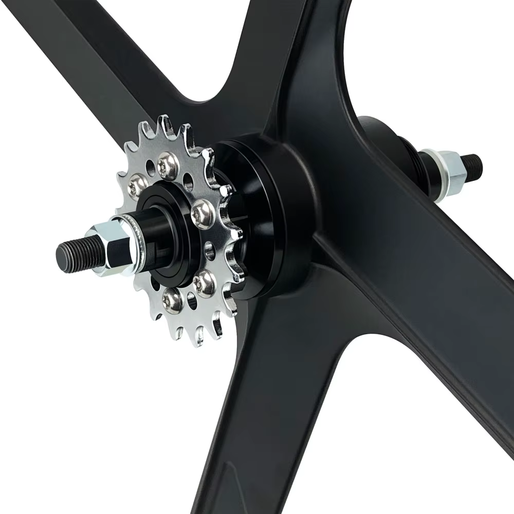 Vélo de piste engrenage fixe 33MM V frein quatre rayons route pneu roues alliage 700C léger Fixie roue de vélo