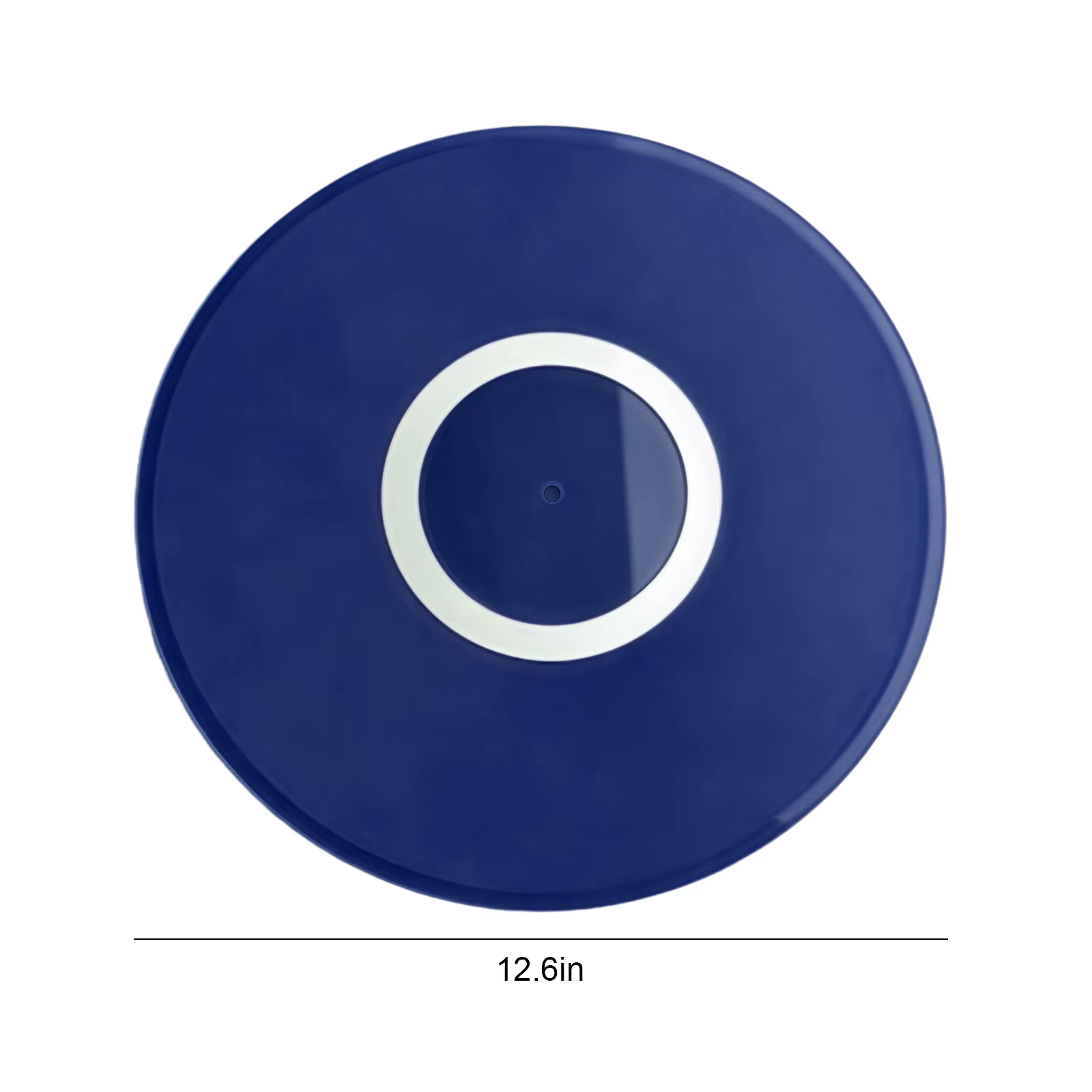 Tapis de platine vinyle en acrylique pour lecteurs de disques vinyles de 12 pouces, améliore la qualité sonore et les performances pour une sortie audio plus nette