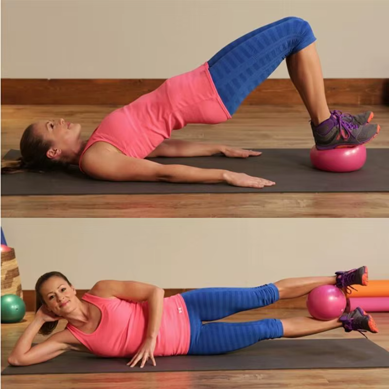 25cm Mini balle de Yoga mat anti-déflagrant